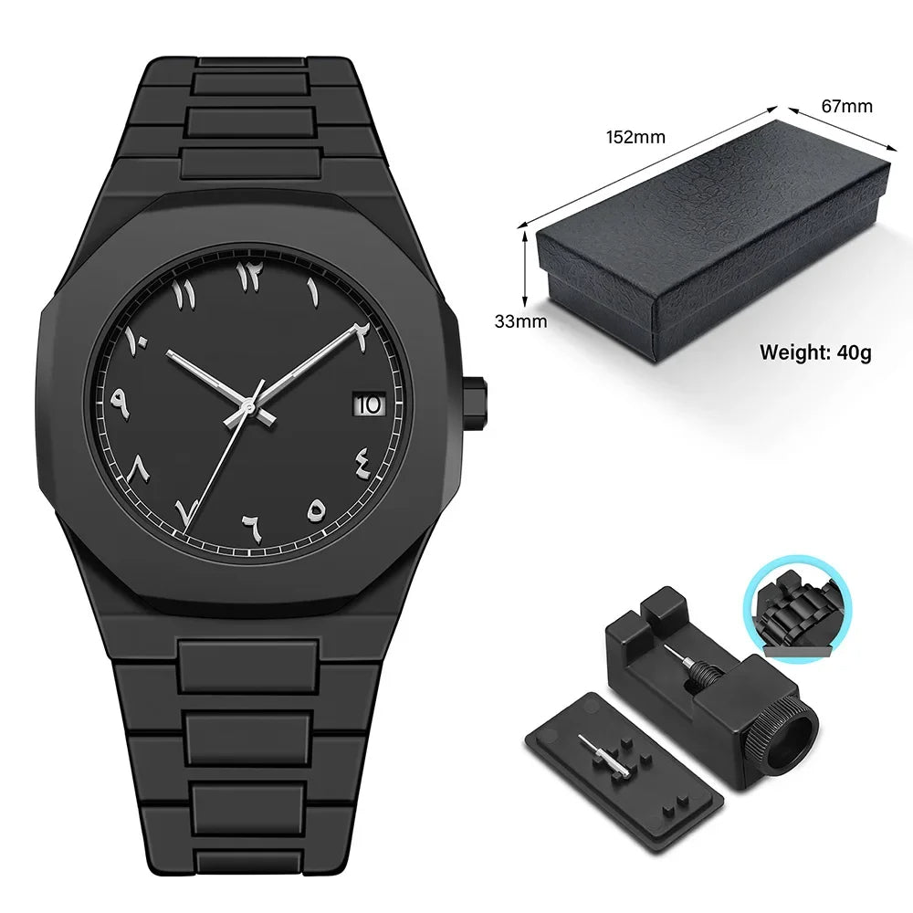 BK - Minimalistic Arabic Numerals Watch