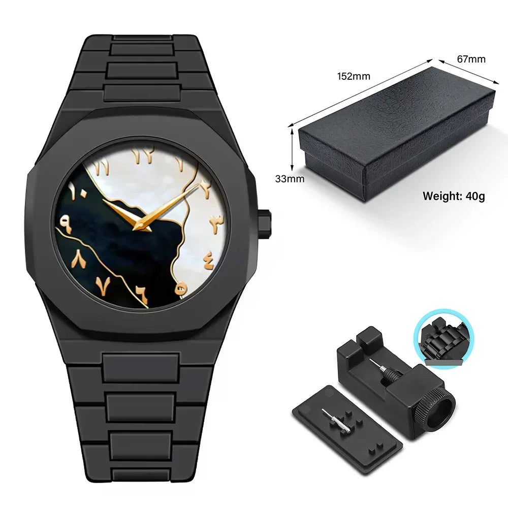 BK - Minimalistic Arabic Numerals Watch