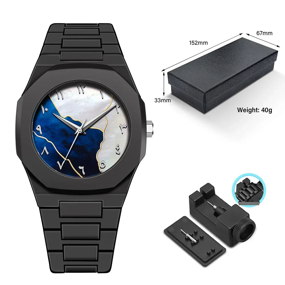 BK - Minimalistic Arabic Numerals Watch